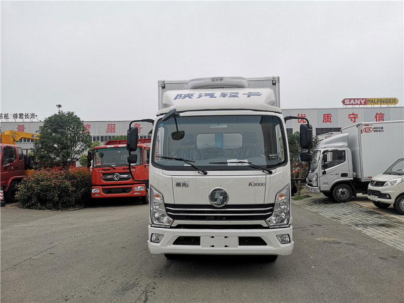 國六陜汽德龍4.2米肉鉤冷藏車