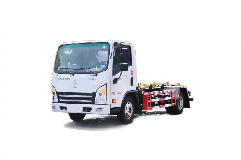 華通牌大運藍牌勾臂垃圾車